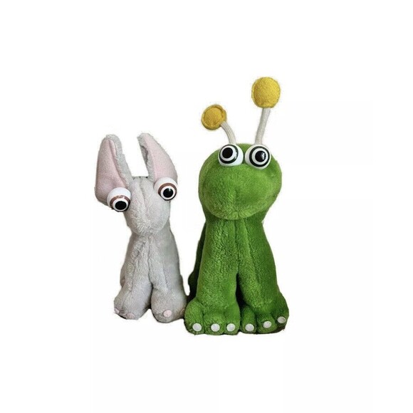 Alpha Critters Lloyd Gilbert I Igg R Reebit Plush Stuffed Animals Vintage 1986 - Picture 1 of 6